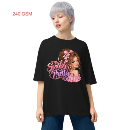 Women's 240 GSM Dropshoulder Oversized T-shirt
